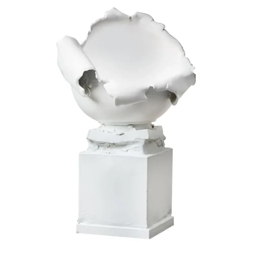 Lampada da tavolo Marostica+Cassola Merz in ceramica bianca