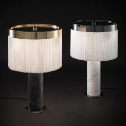 Lampada da tavolo Orsola White di Bozzoli