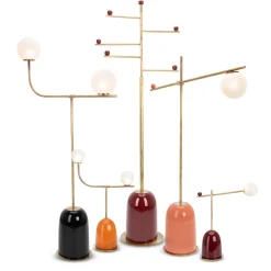 Lampada da tavolo Pins Burgundy