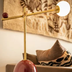 Lampada da tavolo Pins Burgundy