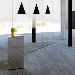 Lampada da tavolo portatile Nastro in metallo giallo
