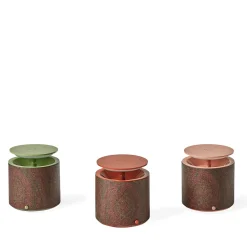 Lampada da Tavolo Ricaricabile Jar Argilla Lucido