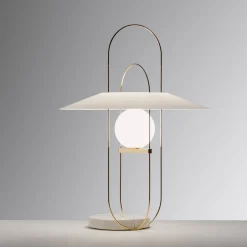 Lampada da tavolo Setareh White di Francesco Librizzi