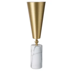 Lampada da tavolo Vox Alta di Lorenza Bozzoli in marmo di Carrara