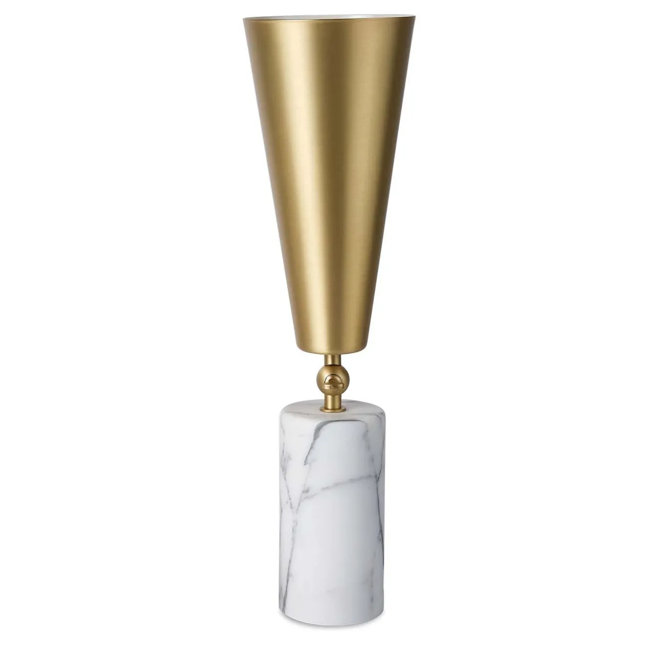 Lampada da tavolo Vox Alta di Lorenza Bozzoli in marmo di Carrara