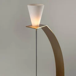 Lampada da terra Balestra bianca