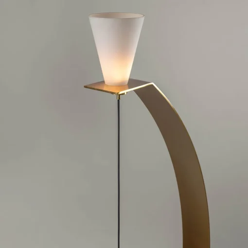 Lampada da terra Balestra bianca