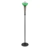 Lampada da terra Cioppo PT in vetro verde