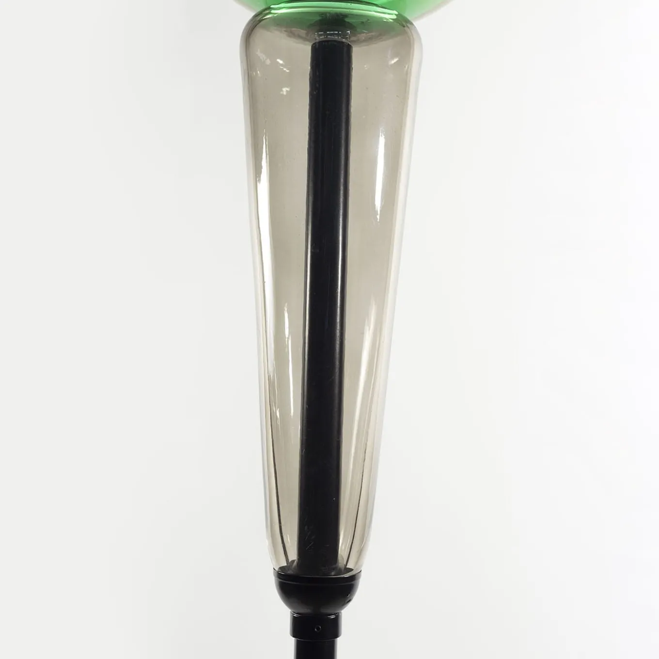 Lampada da terra Cioppo PT in vetro verde