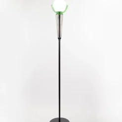 Lampada da terra Cioppo PT in vetro verde
