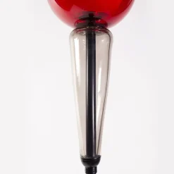 Lampada da terra Cioppo PT in vetro rosso