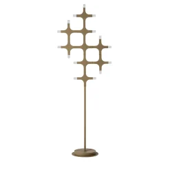 Lampada da terra Galaxy in metallo Beige