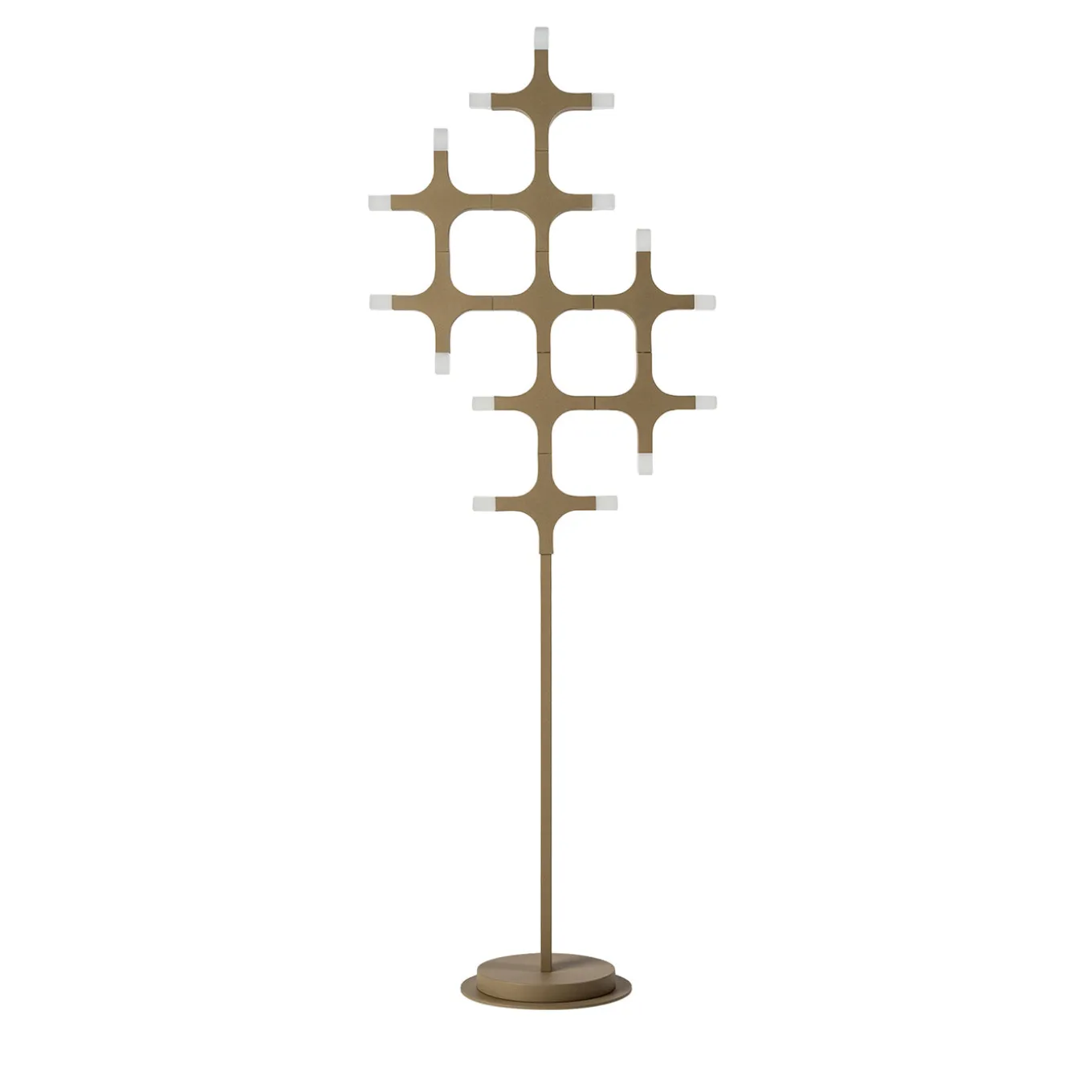 Lampada da terra Galaxy in metallo Beige
