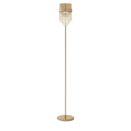 Lampada da Terra Hanami in oro satinato