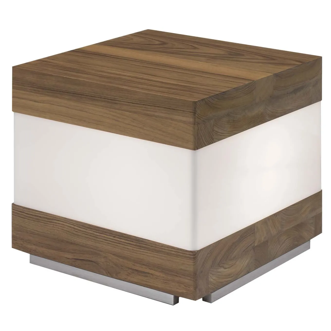 Lampada da terra Koi in teak