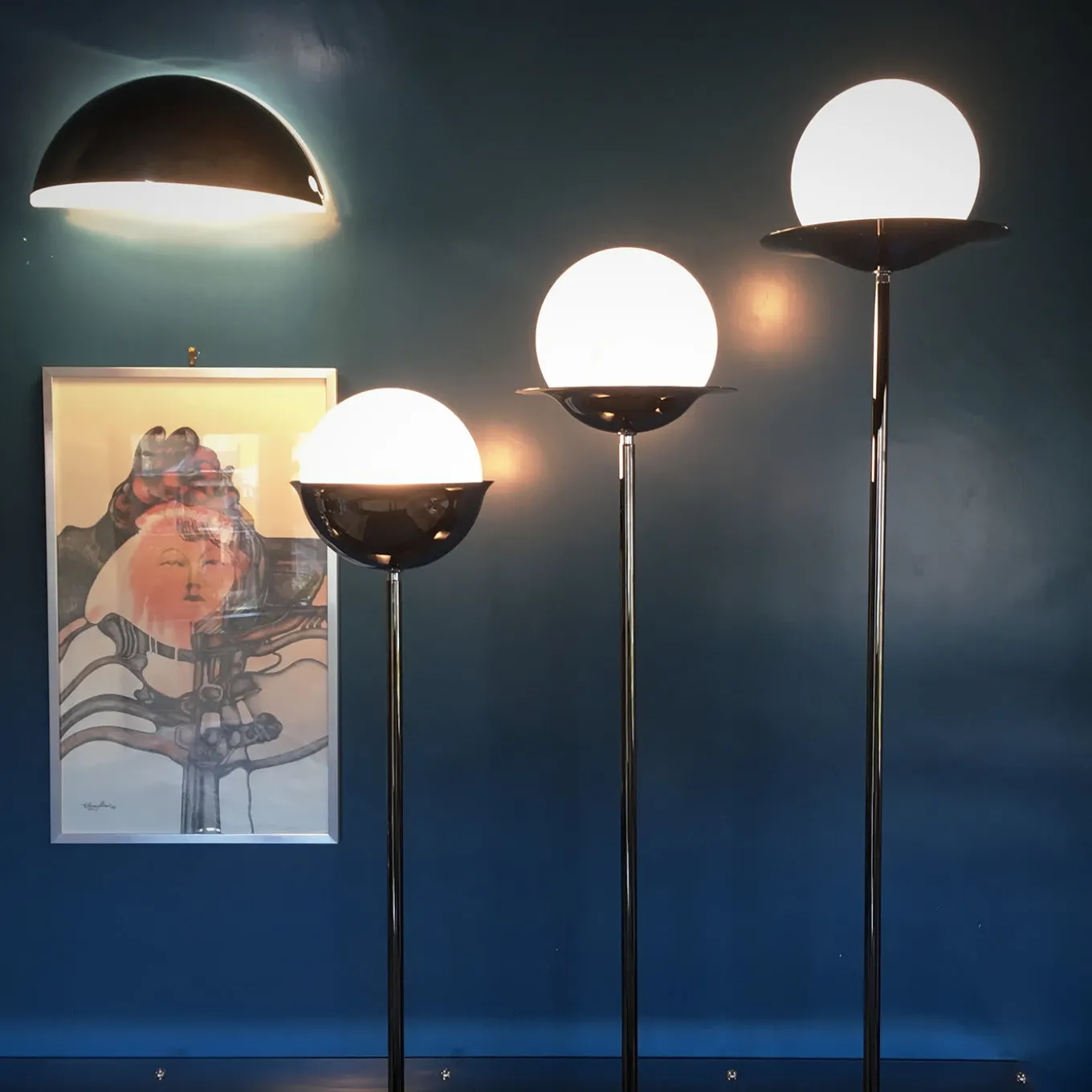 Lampada da terra media Netta di Antonia Astori