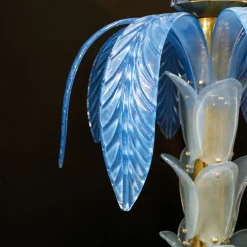 Lampada da terra Palma Light Blue