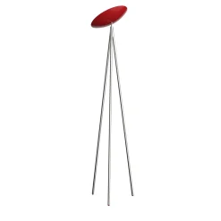 Lampada da Terra Palomar 1984 in Acciaio Rosso