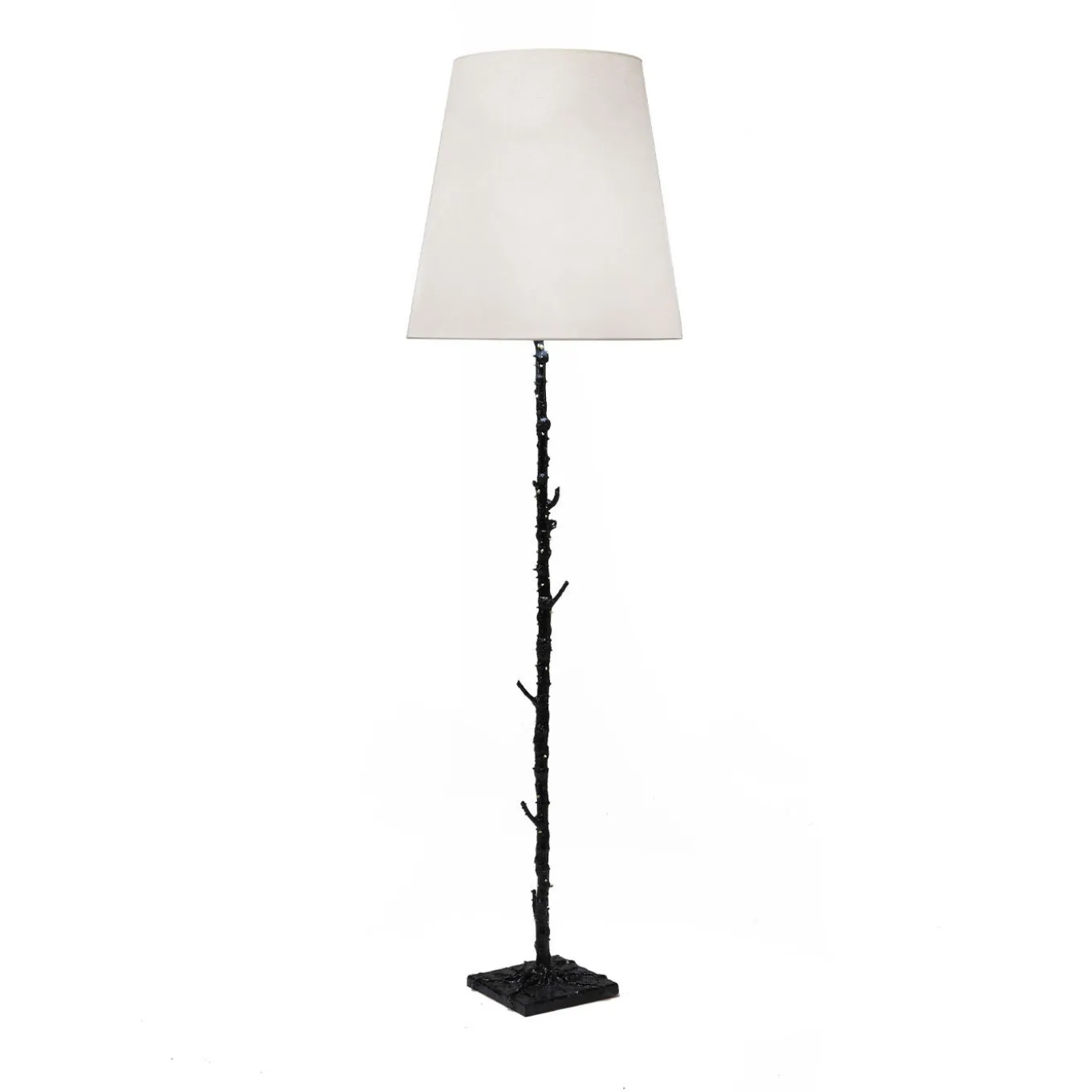 Lampada da terra Rosa Rosae in bronzo di Carlo Rampazzi