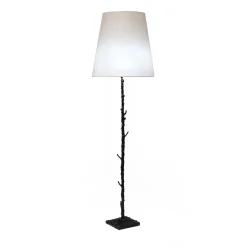 Lampada da terra Rosa Rosae in bronzo di Carlo Rampazzi