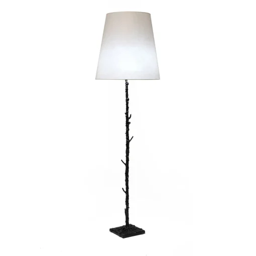 Lampada da terra Rosa Rosae in bronzo di Carlo Rampazzi