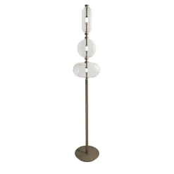 Lampada da terra Trinity 05 in bronzo di Mike Shilov