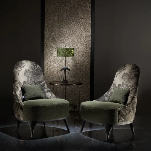 Lampada Fauna Eclettica Verde Acido di Brass Brothers & Co.