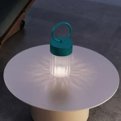 Lampada Portatile Claretta Turchese