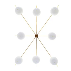 Lampadario a 8 luci Champagne di Valentina Fontana