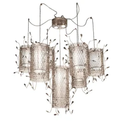Lampadario a 6 luci Grid