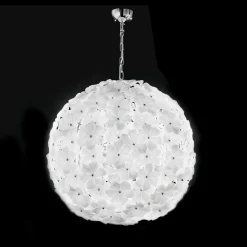 Lampadario a sfere di vetro