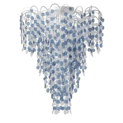 Lampadario a soffitto Stardust Rain in vetro