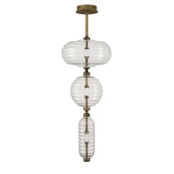 Lampadario a tre luci Trinity 04 di Mike Shilov