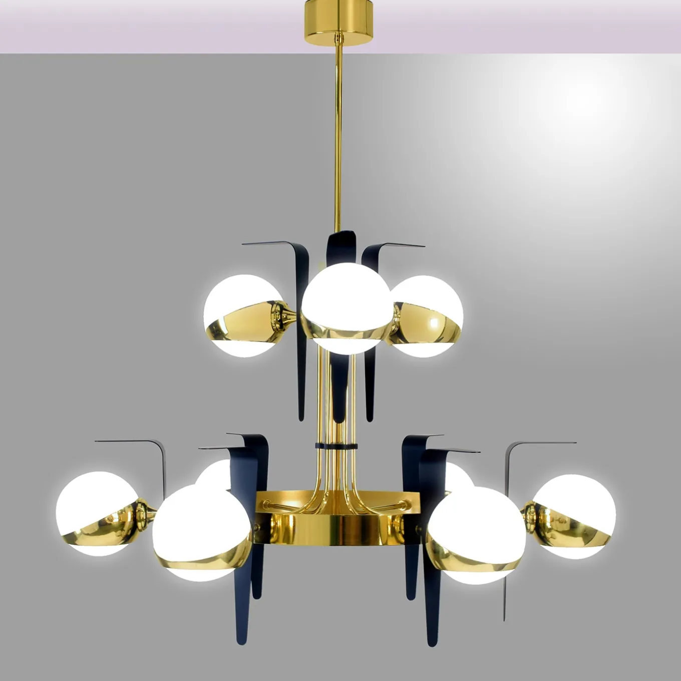 Lampadario Cosmo a 2 livelli