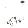 Lampadario Linfa Finitura titanio