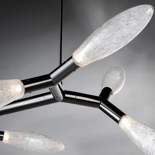 Lampadario Miox Glass Black