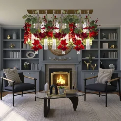 Lampadario Poinsettia Flower Power