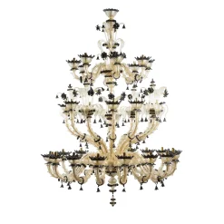 Lampadario Rezzonico nero