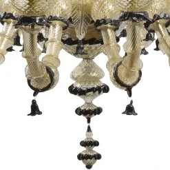 Lampadario Rezzonico nero