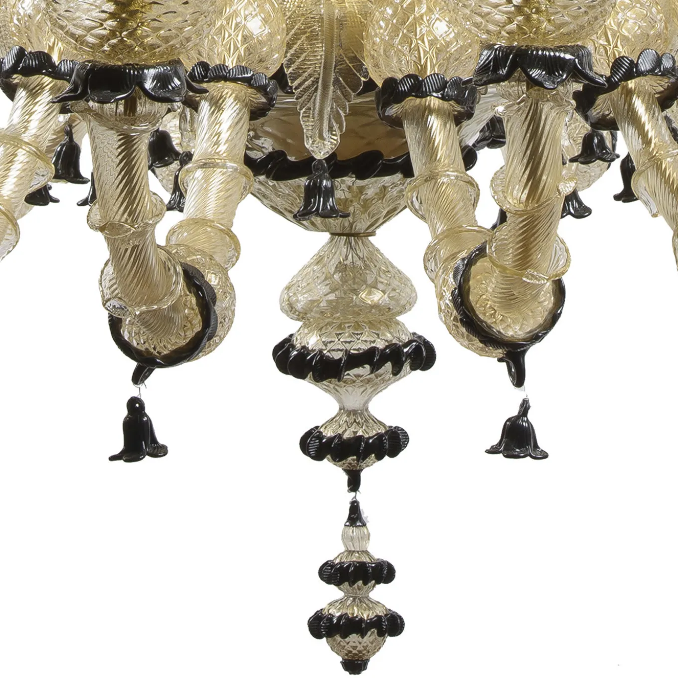Lampadario Rezzonico nero