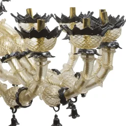 Lampadario Rezzonico nero