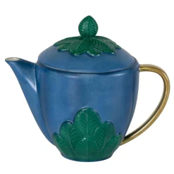 LATTIERA PAVONE - BLU E ORO