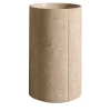 Lavabo a Colonna in Marmo Beige Sartoriale di Federico Peri
