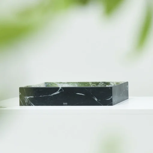Lavabo Blessed Square in Verde Alpi e Artik Green