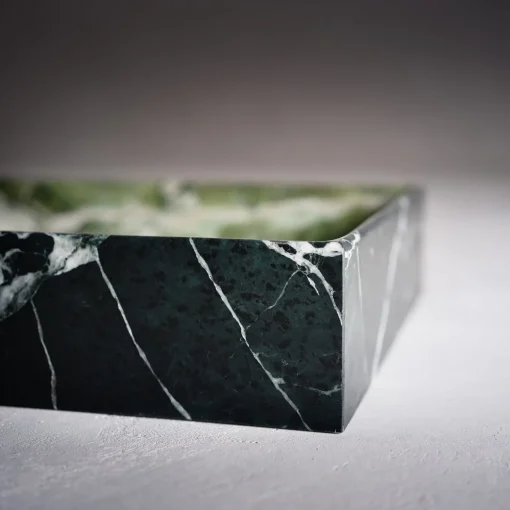 Lavabo Blessed Square in Verde Alpi e Artik Green
