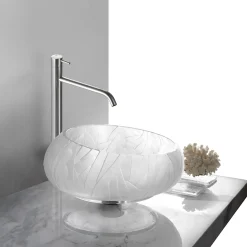 Lavabo in cristallo di bambù