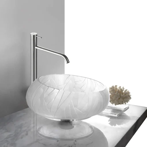 Lavabo in cristallo di bambù