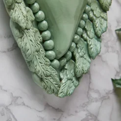 LE TEMPS DE L'AMOUR CUORE IN CERAMICA VERDE ACQUA