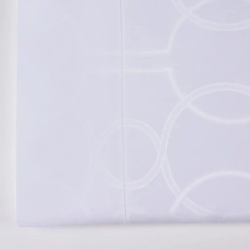 Lenzuolo matrimoniale Shangri-La Jacquard bianco