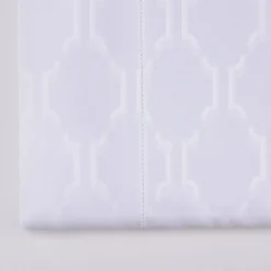 Lenzuolo matrimoniale Waldorf Damasco Bianco